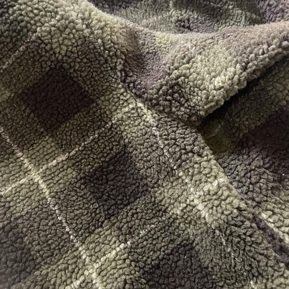 NWOT Oversized BKE Sherpa Hooded Half Zip Pullover - Picture 3 of 7